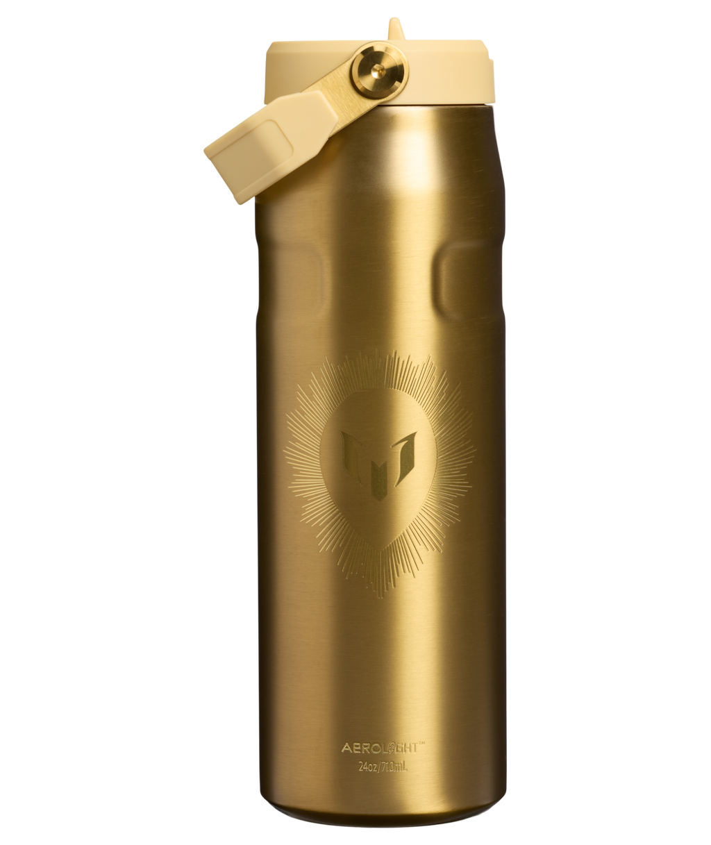 The Messi x Stanley 1913  IceFlow™ Flip Straw 2.0 Bottle