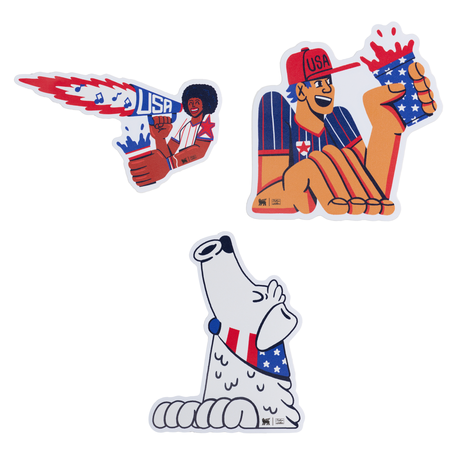 Stanley 1913 x USA Fútbol Artist Sticker Pack